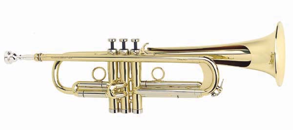 Courtois Evolution III Trumpet. "Bell over Bell" system. 11,65 mm ML-bore. Mouthpiece gap regulator