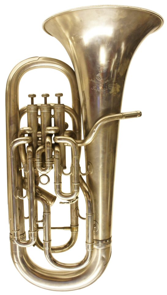Second Hand B&H Imperial Euphonium. Good condition. One or two dings but nothing major. Needs a good polish. Including original case in good condition. Price &pound;1399.00