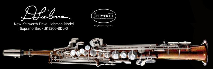 Keilwerth 1300-8DL Soprano Sax. New Dave Liebman model Keilwerth Soprano Sax