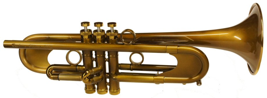 Taylor Chicago Custom Trumpet. Dark lacquer finish. One of the heaviest & darkest sounding trumpets made. Durbin case & Taylor mouthpiece included