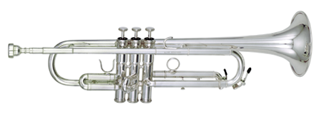 Kanstul 900 Trumpet. Reverse mouthpipe. .460" bore size. Hand Hammered One Piece Yellow Brass - 4 7/8" Diameter. Includes Gladstone case & Kanstul mouthpiece. "A superb all around player, featuring medium large bore, the popular "E" bell and reverse mouthpipe. The Kanstul 900 delivers a full, rich elegant sound that is compact and centered"
