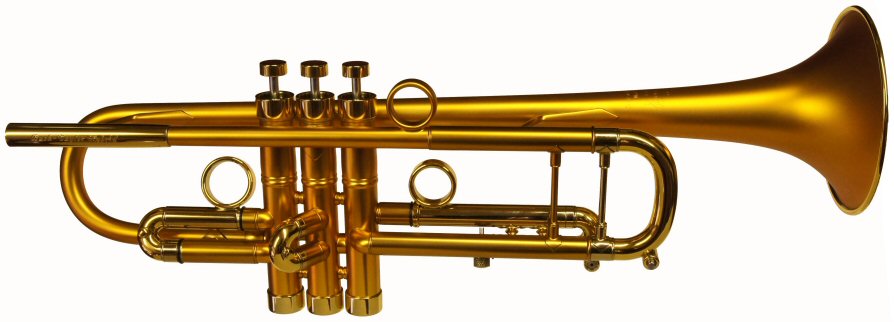 Bach-Taylor Hybrid Trumpet 1. A customised version of a new Bach Stradivarius trumpet. This one is based on a medium large bore Strad with a 37 bell & standard tuning slide. Outfit includes original Bach case & 7C mouthpiece