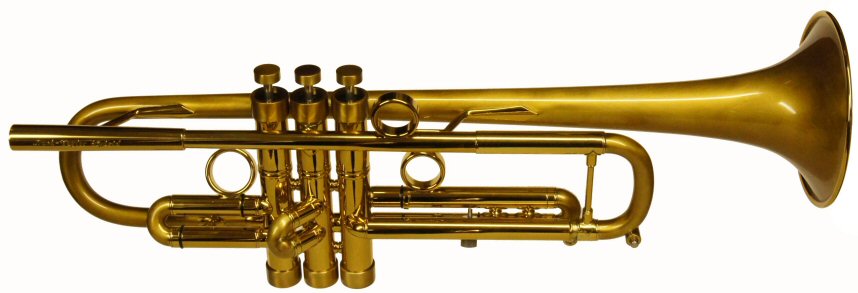 Bach-Taylor Hybrid Trumpet 3.  A customised version of a new Bach Stradivarius trumpet. This one is based on a medium large bore Strad with a 72 bell & reversed tuning slide. Outfit includes original Bach case & 7C mouthpiece