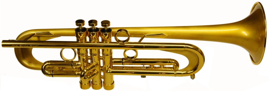 Bach-Taylor Hybrid Trumpet 4. A customised version of a new Bach Stradivarius trumpet. This one is based on a medium large bore Strad with a 72 bell. Bach leadpipe replaced by a machined leadpipe & has a rounded tuning slide. Plates added to bell bow & tuning slide bow. Outfit includes original Bach case & 7C mouthpiece