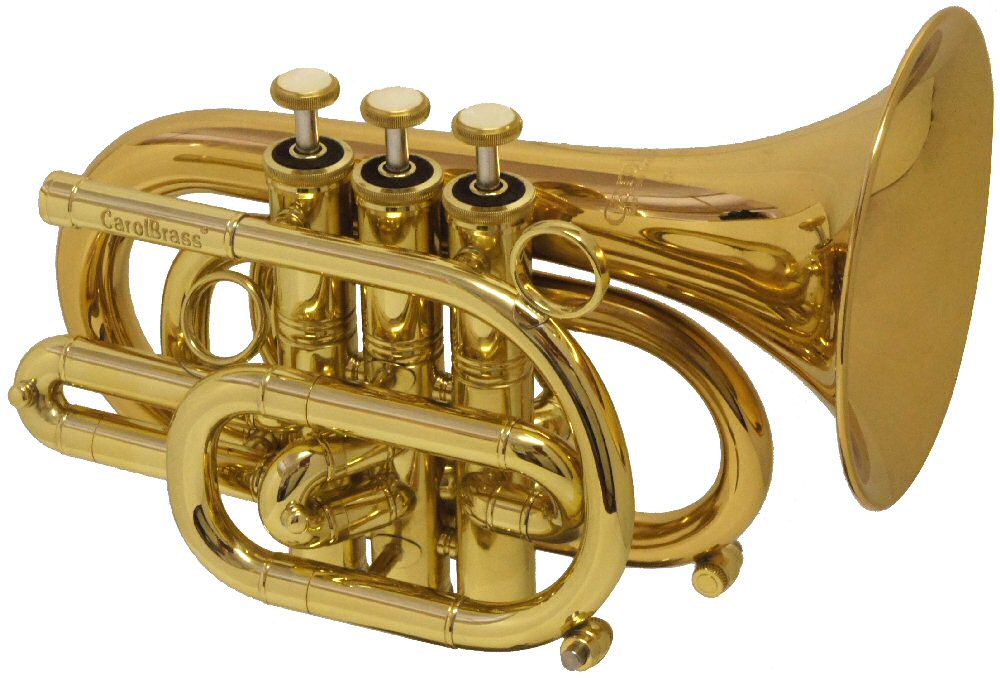 CarolBrass CPT-3000-GLS-Bb-L Pocket Trumpet