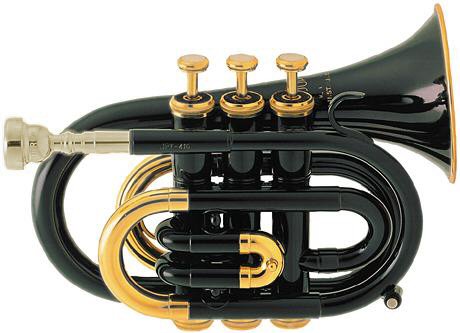 Jupiter Pocket Trumpet Black Lacquer