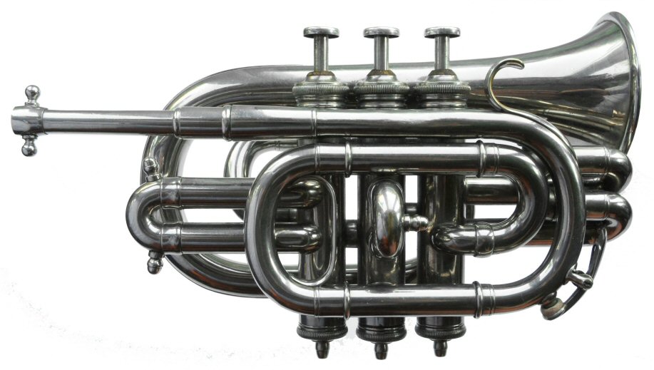 Nickel Plated Pocket Cornet