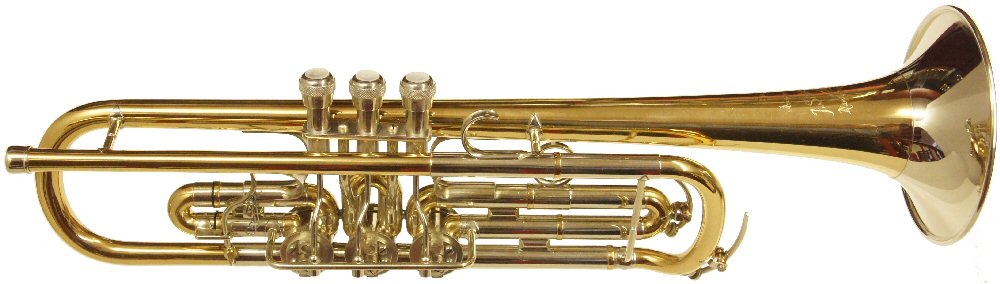 Scherzer Top Action Rotary Valve Trumpet