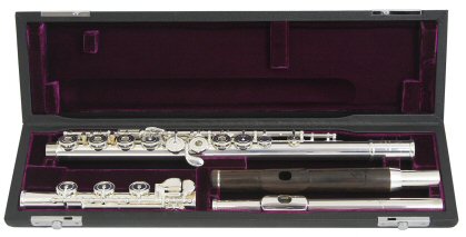 Trevor James Cantabile Flute with Two Headjoints Silver & Wooden