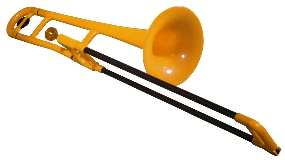 pBone. Yellow Plastic Trombone