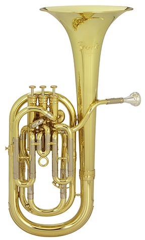 The York baritone horns are superb, professional instruments that will improve the performance of the individual and the quality of the ensemble. The York Preference Baritone YO-BA3055 is a 3-valve compensating model. The bell diameter ensures optimum sound projection and a big sound volume. It is a very free blowing instrument. In combination with the perfect valve action York Preference Baritone offers excellent playing comfort