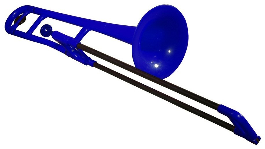 pBone. Blue Plastic Trombone
